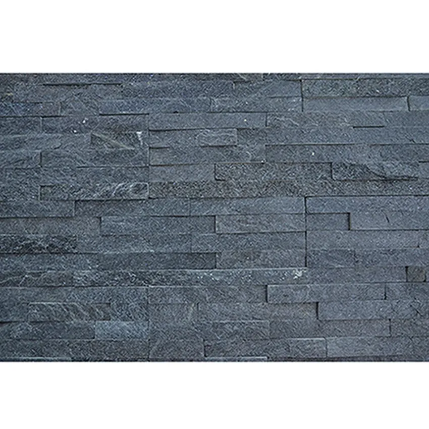 decorative outdoor exterior interior elevation wall stone cladding black art wall garden wall panels tiles
