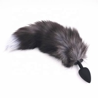 Plug anal queue de renard en acier inoxydable pour jeux adultes, stimulateur de plaisir anal, jouet sexuel pour femmes