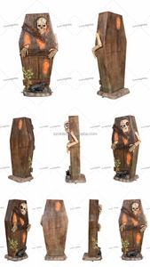 Décor saisonnier Halloween Xmas grand <span class=keywords><strong>casse</strong></span>-<span class=keywords><strong>noisette</strong></span> de <span class=keywords><strong>Noël</strong></span> en résine fibre de verre mult led - Product Image 3