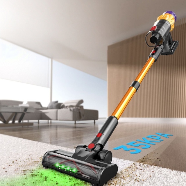 Cordless Vacuum Cleaner with LED Display Adjustable Suction Multi-Functional Stick Vacuum for Home Cleaning