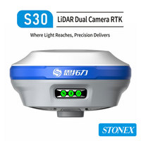 Récepteur GNSS RTK Stonex S30 avec télémètre laser, étanche IP68, pour les travaux de topographie et de mesure en ingénierie