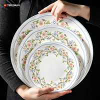 Services de table de luxe en porcelaine fine blanche, vaisselle en céramique de haute qualité pour événements de mariage, compatible lave-vaisselle