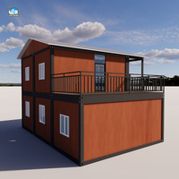 Maison modulaire économique personnalisée fabriquée à partir de conteneurs pour villa, hôtel, adaptée aux climats froids, maison en conteneurs
