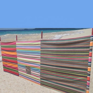 4-5-6 poteaux en <span class=keywords><strong>bois</strong></span>, pare-vent d'abri, grand bouclier de protection contre le vent, clôture coupe-vent de plage d'intimité avec sac de transport pour les vacances de <span class=keywords><strong>Camping</strong></span> en plein air/ - Product Image 3