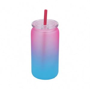 Offre Spéciale – Gobelets Libby en Plastique Durable de 16 oz à Couleurs Dégradées pour Boissons Gazeuses, Bière et Sodas, avec Paille et Couvercle - Product Image 4