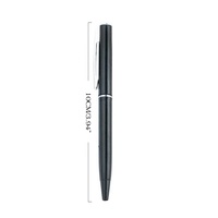 Stylo bille promotionnel fantaisie en métal torsadé de 10 cm, 0,5 mm, mini portable pour le bureau et les étudiants