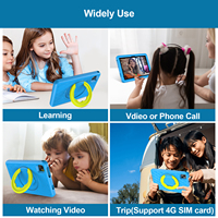 Tablette de jeu pour enfants FS Wholesale avec écran de 10,1 pouces, 6 Go + 128 Go, 4G, emplacement pour carte SIM et Wi-Fi, Android 15