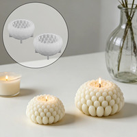 Moules en silicone pour bougies artistiques succulentes grandes et petites - Écologiques et non toxiques