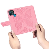 Pour Infinix Hot 11 Play NOTE 12 11 Pro 11i 11 S NFC Hot 11 Smart 6 portefeuille Floral en relief papillon étui en cuir couverture de téléphone à rabat