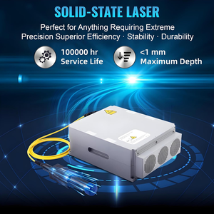 30 Wát sợi Laser khắc & máy đánh dấu trạng thái rắn kim loại khắc với con trỏ Màu Đỏ - Product Image 6