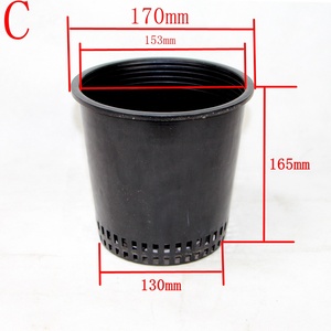 8" HG8MESH <strong>POT</strong> Net Bottom Round Mesh <strong>Pot</strong> Planter - Product Image 2