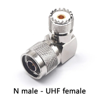 Adaptateur RF à angle droit UHF PL259 mâle SO239 femelle vers N mâle/femelle SMA TNC BNC FME F UHF PL259 SO239 Jack Plug