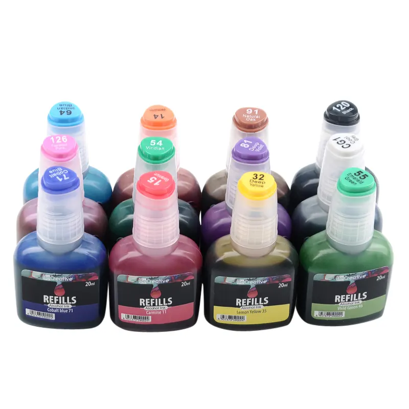 High Concentration Alcohol Color Ink Set 216 Vivid Colors Or Epoxy Resin Art Painting Glass Tumbler Making