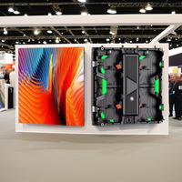Écran LED intérieur P3.91 500x500mm, installation rapide, location, affichage numérique couleur HD 4K, animation pour centre commercial