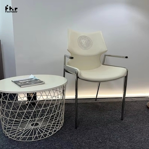 Silla de restaurante de cuero elegante personalizable con espejo patas de acero inoxidable nuevo diseño para uso escolar - Product Image 2