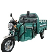 Super Climbing 60v Electric Tricycle for Adults <strong>Open</strong> Body 3-Wheel Rickshaw with Flat Cargo <strong>Space</strong> Discounted Product - Product Image 2