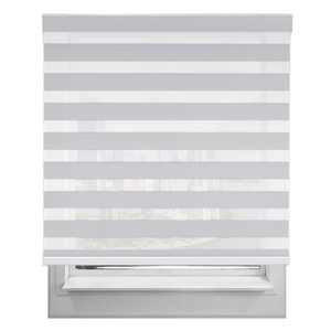 Fenêtre jour et nuit Intimité sans lumière ajuster le contrôle de la lumière 100% tissus Stores zébrés sans fil faciles à installer - Product Image 1