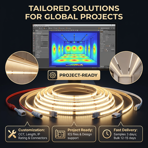 Protection étanche IP20 avec une émission de lumière uniforme sans points, éliminant les zones sombres, même sans utiliser de profilés en aluminium. - Product Image 3