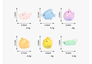 สินค้าขายดี ตุ๊กตาเรซิ่นเรืองแสงรูปปลา 3 มิติ ซับมารีนคอร์ ฟีลลิ่งซีเฟรนด์ส ของตกแต่งตู้ปลาขนาดเล็ก งานฝีมือ - Product Image 2