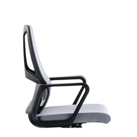 Chaise de bureau ergonomique JOHOOFURNITURE, fabriquée en Chine, pour salle de conférence, avec coussin épais et confortable.