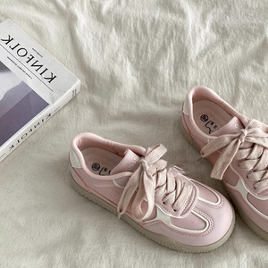 Zapatos Blancos de Suela Gruesa Estilo Hong Kong para Mujer, Otoño 2024, Nuevos, Versátiles, Chic, Estilo Zhongde, con Punta Redonda, C26 - Product Image 3