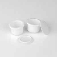 Pots cosmétiques ronds en PP dorés, vides, de 5g, 10g, 15g, 20g, 30g, pour crème contour des yeux, lotion, soins de la peau, exfoliant pour les lèvres