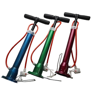 Bơm lốp xe đạp điện mini cầm tay, chất liệu thép nhựa chịu áp lực cao, kèm đầu nối van. - Product Image 6