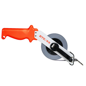 BTE Thước Thép Không Gỉ Xây Dựng Có Tay Cầm Gấp Gọn 66ft 100Ft Thước Đo Băng Dính Dầu Chống ABS - Product Image 1