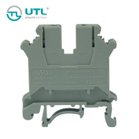 UTL Fabrik Schraubklemmen 4mm² Verdrahtete Elektrische Steckverbinder DIN-Schienen-Anschlussklemmen