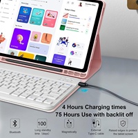 Étui de protection compatible pour tablette A11 Plus, clavier en cuir pour S10 FE, étui magnétique détachable pour S110 Lite, fente pour stylet A9