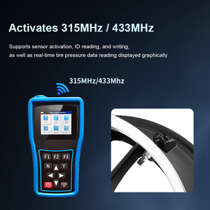 Programmable <strong>Sensor</strong> 315/433MHz 2in1 <strong>TPMS</strong> Metal Tire Pressure <strong>Sensor</strong> - Product Image 4