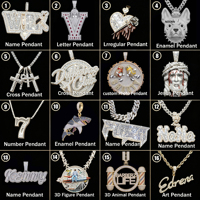 Nouvel Arrivage Collier Pendentif Bouche en Argent Sterling et Moissanite, Style Hip Hop Luxe Iced Out, Motif Lèvres Rouge et Blanc, pour Spectacles de Rap