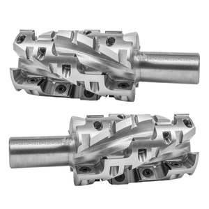 Fraise en carbure de tungstène en spirale à coupe lourde avec inserts indexables pour fraiseuse Gong, centre d'usinage CNC - Product Image 3