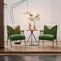 Le salon de conception moderne de fournisseur préside le salon arrière de fauteuil de cadre en métal