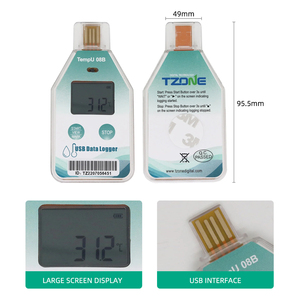 Registratore di Dati di Temperatura e Umidità-30 ℃ ~60 ℃   Registratore di Temperatura con Intervallo 0%~90%RH, Report PDF Automatici, Archiviazione Dati fino a 32000 per Catena del Freddo Alimentare/Farmaceutica - Product Image 6