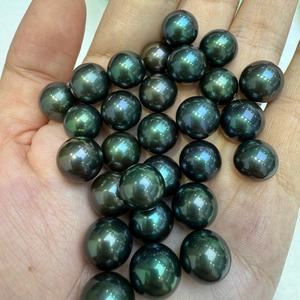 Bán buôn con công màu xanh lá cây màu nước ngọt eidson Loose ngọc trai 10-13 mét nhuộm màu hoàn hảo vòng chất lượng hàng đầu làm đồ trang sức - Product Image 1