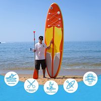 Planche de surf en fibre de carbone, OEM, OEM, vente en gros, CE, dragon boat paddle Funwater carbon sup paddle grip paddle