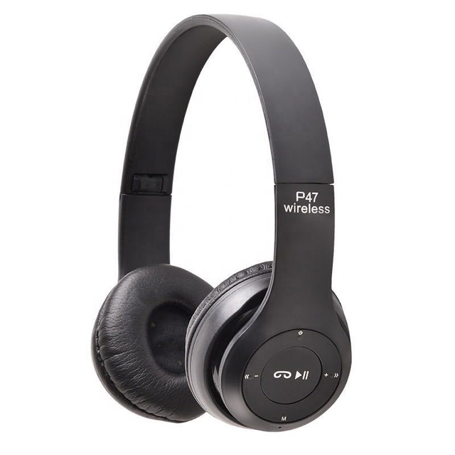 Fast Sale Foldable Game Wireless Bt Headphones P47 Headphone Gaming Computer Mp3 Headset Support Tf Card Usb Aux
