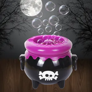 Custom Cartoon Happy Birthday Cake Pot Bubble Machine Music Party Funny Electric Kids Bubble Blower Toys