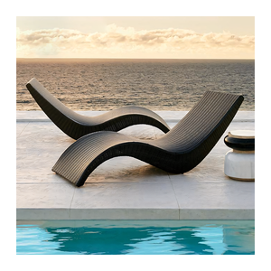 <span class=keywords><strong>Tumbona</strong></span> de piscina en forma de S de ratán sintético PE, ergonómica, para patio, venta al por mayor, personalizable B2B - Product Image 3