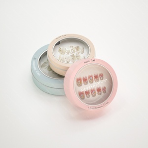 Pretty Aluminum Jar with <b>Window</b> <b>Cream</b> Eco-Friendly Aluminum Container for Nail Ornamental Box - Product Image 3