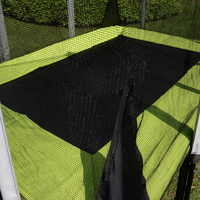 Trampolín Rectangular Grande de 12 Pies Sundow de Alta Calidad con Red de Seguridad, Personalizado para Exteriores