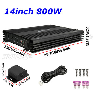 Amplificateur de voiture 400W/800W 8-15 pouces, caisson de basses actif fin sous le siège, haut-parleur de basses pour voiture, caisson de basses pour voiture - Product Image 3