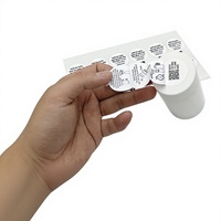 Étiquette ronde multicouche personnalisée pour flacon de médicament, autocollant à décoller et à lire pour pot cosmétique, étiquette multicouche durable pour emballage