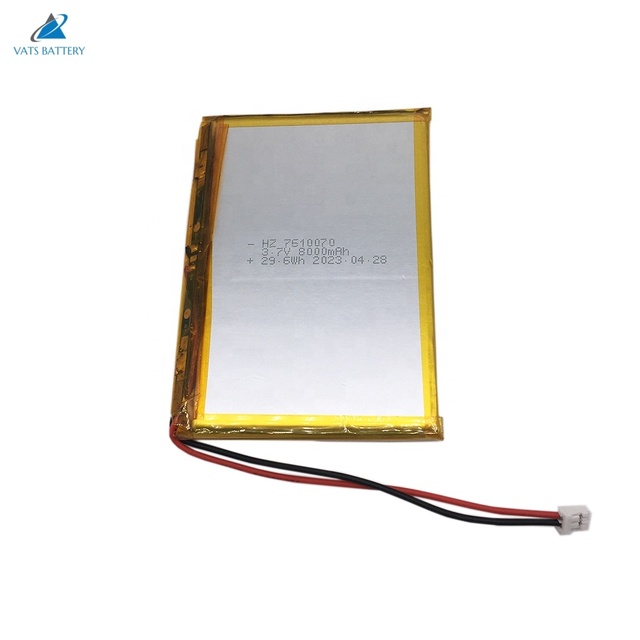Manufacturer 7610070 Lipo 8000mah 3.7v 29.6wh Battery Rechargeable Battery Tablet Battery