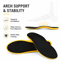 Semelles intérieures respirantes en fibre de carbone EVA 171-220lbs, confort et performance, inserts athlétiques personnalisés pour le sport, le basketball, la course à pied