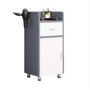 Carrito de Peluquería, Armario para Salón de Belleza, Mueble para Herramientas de Barbería, Estante Multifuncional con Espejo, Mesa Pequeña, Gabinete para Herramientas - Product Image 3