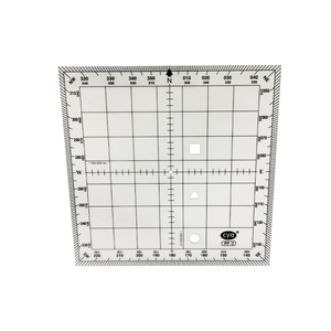 Rapporteur de <span class=keywords><strong>carte</strong></span> carrée avec symbole aéronautique découpes d'un carré, d'un cercle et d'un triangle pour les pilotes d'étudiants - Product Image 2