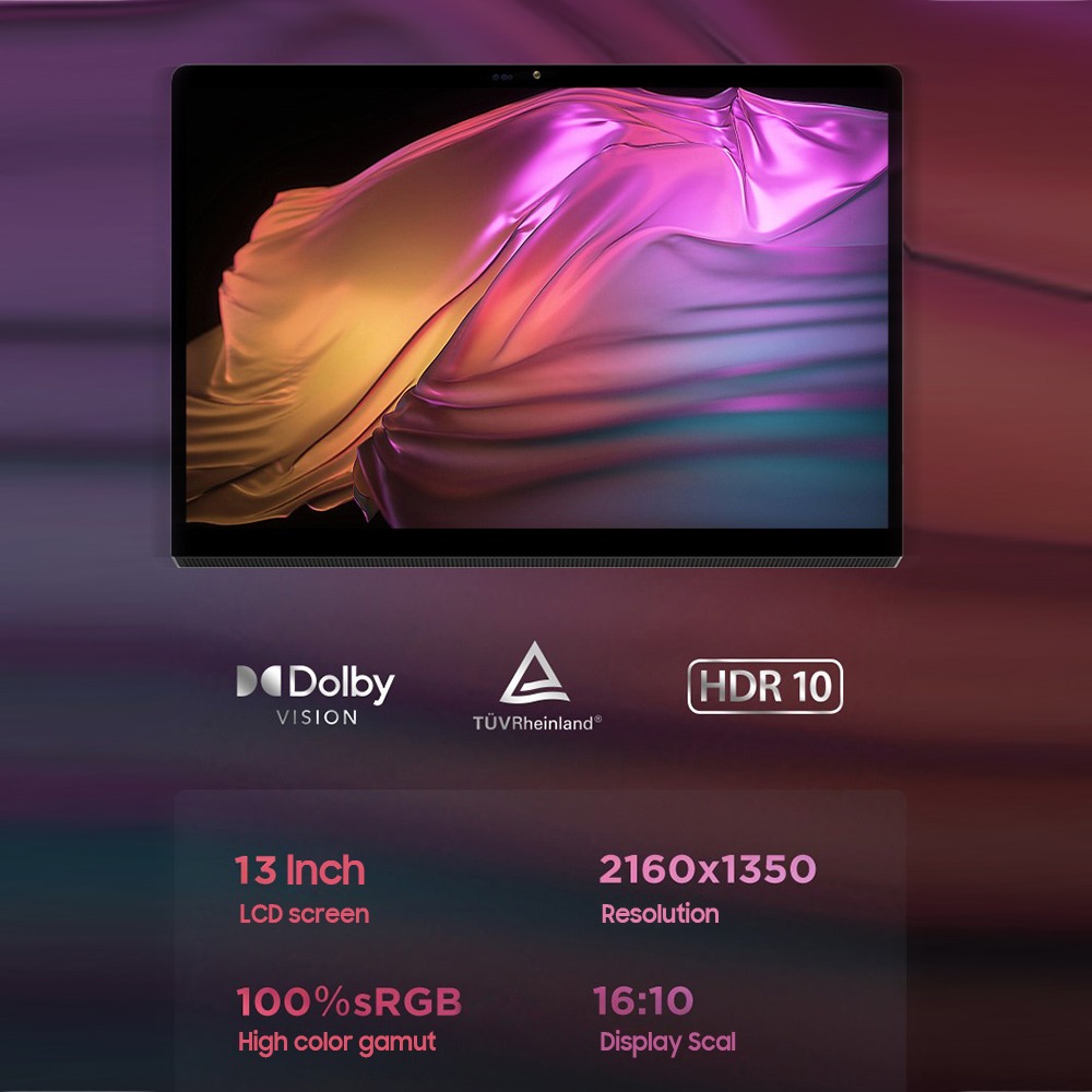 Lenovo Yoga Pad Pro 13 Inch Tablet PC - 8GB RAM, 256GB Storage