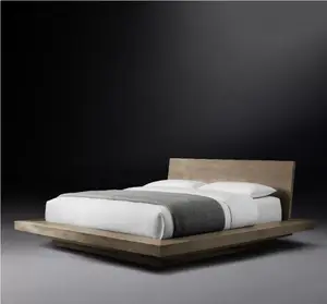 Letto intelligente mobili per interni camera da letto set letto con piattaforma in legno